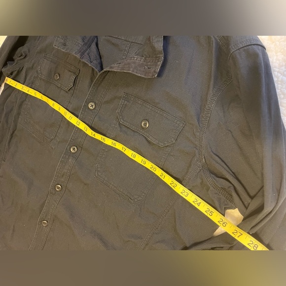 L.L. Bean Field Shirt Jacket Ripstop Work Shirt Dark Navy Blue Men’s XXL - Picture 5 of 5